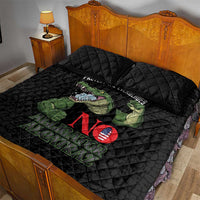 Protect The Everglades Quilt Bed Set Gator No Alligator Alcatraz - Wonder Print Shop