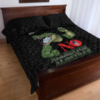 Protect The Everglades Quilt Bed Set Gator No Alligator Alcatraz - Wonder Print Shop