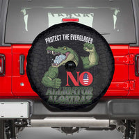 Protect The Everglades Spare Tire Cover Gator No Alligator Alcatraz - Wonder Print Shop