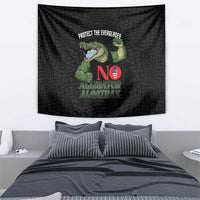 Protect The Everglades Tapestry Gator No Alligator Alcatraz - Wonder Print Shop