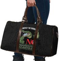 Protect The Everglades Travel Bag Gator No Alligator Alcatraz - Wonder Print Shop