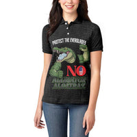 Protect The Everglades Women Polo Shirt Gator No Alligator Alcatraz - Wonder Print Shop