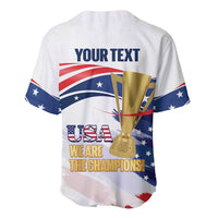 Personalized United States Soccer Baseball Jersey 2025 USA Champions - Wonder Print Shop