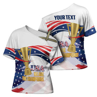 United States Soccer Cross Shoulder Shirt 2025 USA Champions - Wonder Print Shop