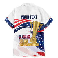 Personalized United States Soccer Family Matching Mermaid Dress and Hawaiian Shirt 2025 USA Champions - Wonder Print Shop