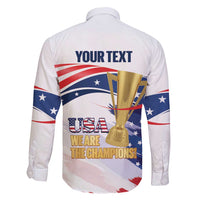 Personalized United States Soccer Family Matching Tank Maxi Dress and Hawaiian Shirt 2025 USA Champions - Wonder Print Shop