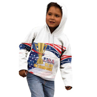 Personalized United States Soccer Kid Hoodie 2025 USA Champions - Wonder Print Shop