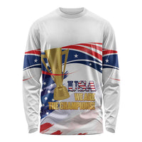 Personalized United States Soccer Long Sleeve Shirt 2025 USA Champions - Wonder Print Shop