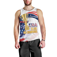 Personalized United States Soccer Men Tank Top 2025 USA Champions - Wonder Print Shop