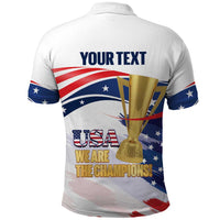 Personalized United States Soccer Polo Shirt 2025 USA Champions - Wonder Print Shop