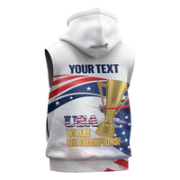 United States Soccer Sleeveless Hoodie 2025 USA Champions - Wonder Print Shop