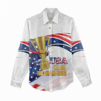 Personalized United States Soccer Women Casual Shirt 2025 USA Champions - Wonder Print Shop
