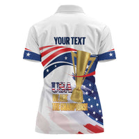 Personalized United States Soccer Women Polo Shirt 2025 USA Champions - Wonder Print Shop