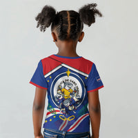 Cape Verde 2026 Football Kid T shirt Orgulho Tubaroes Azuis Make History
