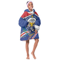 Cape Verde 2026 Football Kid Wearable Blanket Hoodie Orgulho Tubaroes Azuis Make History