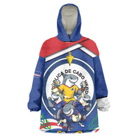 Cape Verde 2026 Football Wearable Blanket Hoodie Orgulho Tubaroes Azuis Make History
