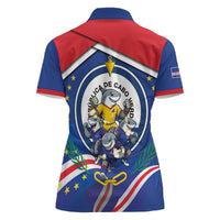 Cape Verde 2026 Football Women Polo Shirt Orgulho Tubaroes Azuis Make History