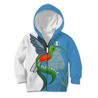 Guatemala Independence Day Kid Hoodie Guatemalan Quetzal 202st Anniversary - Wonder Print Shop