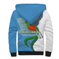 Guatemala Independence Day Sherpa Hoodie Guatemalan Quetzal 202st Anniversary - Wonder Print Shop