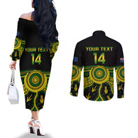 personalised-australia-soccer-couples-matching-off-the-shoulder-long-sleeve-dress-and-long-sleeve-button-shirts-aboriginal-go-matildas-2023-world-cup