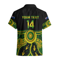 Personalised Australia Soccer Hawaiian Shirt Aboriginal Go Matildas 2023 World Cup - Wonder Print Shop
