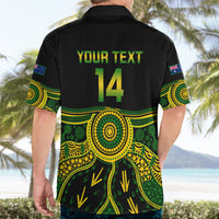Personalised Australia Soccer Hawaiian Shirt Aboriginal Go Matildas 2023 World Cup - Wonder Print Shop