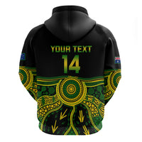 Personalised Australia Soccer Hoodie Aboriginal Go Matildas 2023 World Cup - Wonder Print Shop