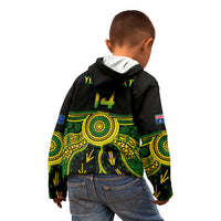 Personalised Australia Soccer Kid Hoodie Aboriginal Go Matildas 2023 World Cup - Wonder Print Shop