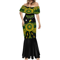 Personalised Australia Soccer Mermaid Dress Aboriginal Go Matildas 2023 World Cup - Wonder Print Shop