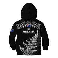 New Zealand Silver Fern Rugby Kid Hoodie Go All Black 2023 World Cup - Wonder Print Shop