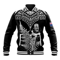 Personalised New Zealand Silver Fern Rugby Baseball Jacket Go All Black 2023 World Cup - Wonder Print Shop