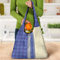 Mabuhay Philippines Festival Grocery Bag Yakan Modern Filipiniana Inspired