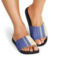 Mabuhay Philippines Festival Slide Sandals Yakan Modern Filipiniana Inspired
