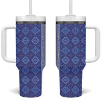 Mabuhay Philippines Festival Tumbler With Handle Yakan Modern Filipiniana Inspired