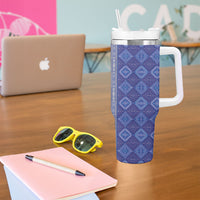 Mabuhay Philippines Festival Tumbler With Handle Yakan Modern Filipiniana Inspired