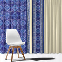 Mabuhay Philippines Festival Window Curtain Yakan Modern Filipiniana Inspired