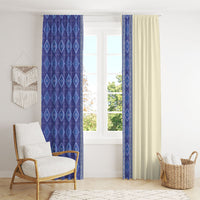Mabuhay Philippines Festival Window Curtain Yakan Modern Filipiniana Inspired