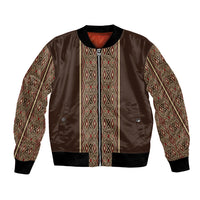Mabuhay Philippines Festival Bomber Jacket Tnalak Modern Filipiniana Inspired