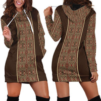 Mabuhay Philippines Festival Hoodie Dress Tnalak Modern Filipiniana Inspired