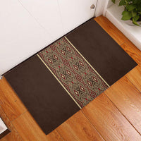 Mabuhay Philippines Festival Rubber Doormat Tnalak Modern Filipiniana Inspired