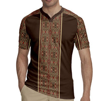 Mabuhay Philippines Festival Rugby Jersey Tnalak Modern Filipiniana Inspired