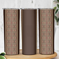 Mabuhay Philippines Festival Skinny Tumbler Tnalak Modern Filipiniana Inspired