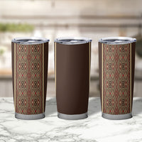 Mabuhay Philippines Festival Tumbler Cup Tnalak Modern Filipiniana Inspired