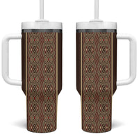 Mabuhay Philippines Festival Tumbler With Handle Tnalak Modern Filipiniana Inspired