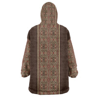 Mabuhay Philippines Festival Wearable Blanket Hoodie Tnalak Modern Filipiniana Inspired