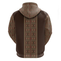 Mabuhay Philippines Festival Zip Hoodie Tnalak Modern Filipiniana Inspired