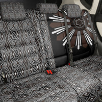 Mabuhay Philippines Festival Back Car Seat Cover Araw Tnalak Modern Filipiniana Inspired