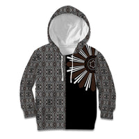 Mabuhay Philippines Festival Kid Hoodie Araw Tnalak Modern Filipiniana Inspired