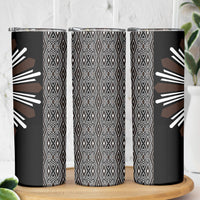 Mabuhay Philippines Festival Skinny Tumbler Araw Tnalak Modern Filipiniana Inspired
