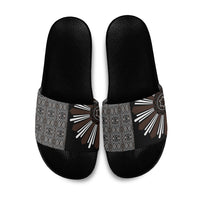 Mabuhay Philippines Festival Slide Sandals Araw Tnalak Modern Filipiniana Inspired